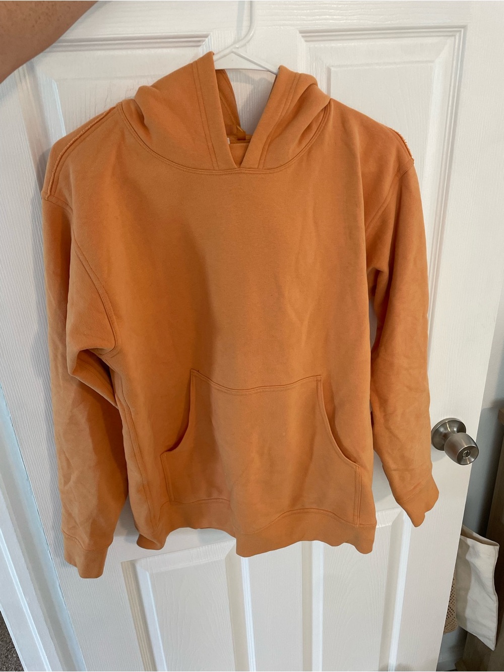 Comfort-Fit Hooded Sweatshirt in Rust Orange LULULEMON